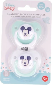 Disney Baby Mickey Mouse Pacifier (Dummy) Twin Pack - Picture 1 of 3