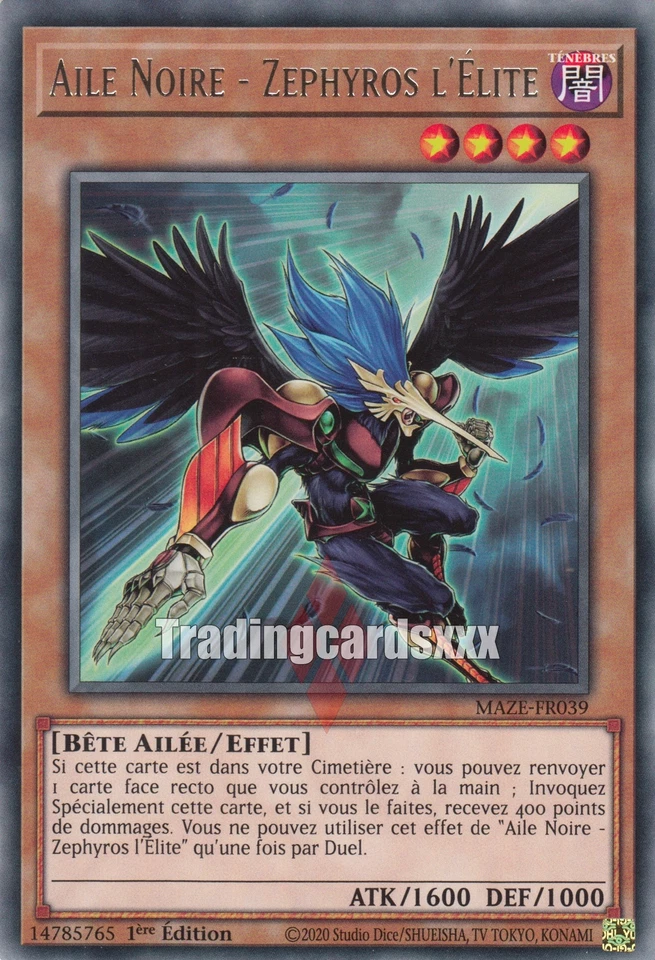 Yu-Gi-Oh! Aile Noire - Zephyros l'Élite : R MAZE-FR039 - Photo 1/1