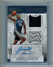 2015-16 EXCALIBUR JARELL MARTIN RC AUTO DUAL RELIC 01/75 FIRST ONE! LSU TIGERS