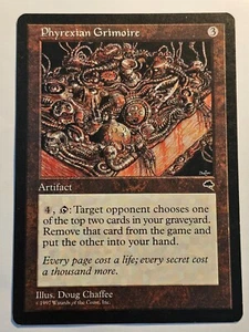 Phyrexian Grimoire●TEMPEST●MTG●ENGLISH●RARE●1997●NM●1817 - Picture 1 of 2