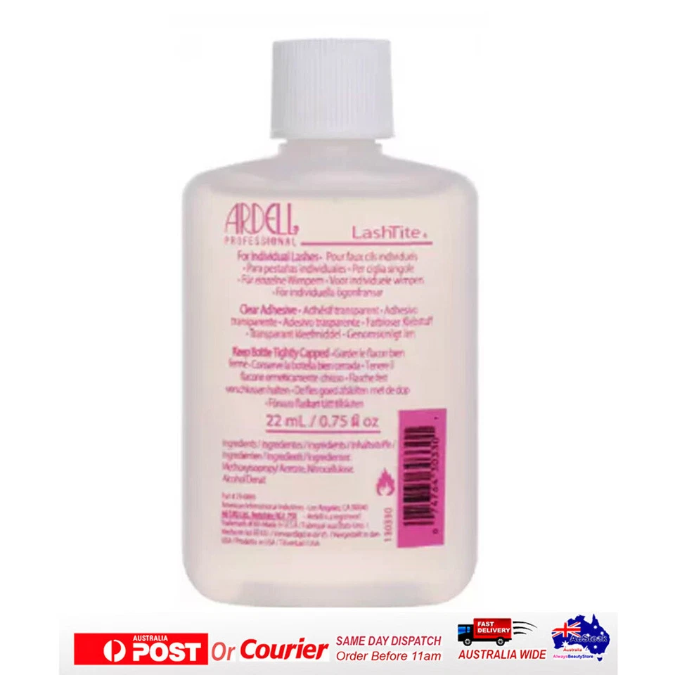 Ardell LashTite Adhesive For Individual n Clusters False Eyelash Glue CLEAR 22ml - image 1 of 1