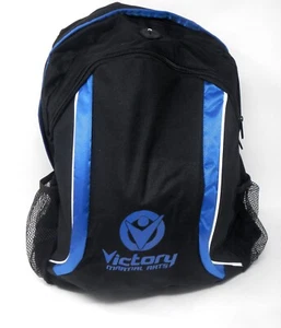 Victory Martial Arts Black Nylon Backpack Bag for MMA Boxing Gear - Picture 1 of 3