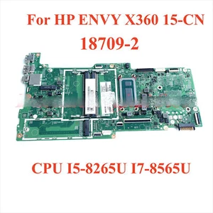 For HP ENVY X360 15-CN Laptop motherboard 18709-2 with CPU I5-8265U I7-8565U - Picture 1 of 2