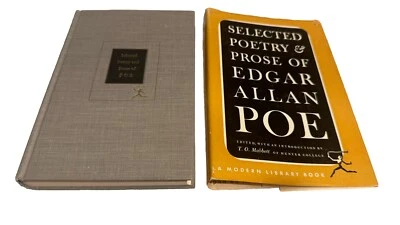 Selected Poetry and Prose of Edgar Allan Poe - Vintage Modern Library 1951 w/DJ Foto 1 de 4