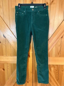 Crewcuts Green Corduroy Pants Kids Size 12 Classic 5 Pocket (0505) - Picture 1 of 7