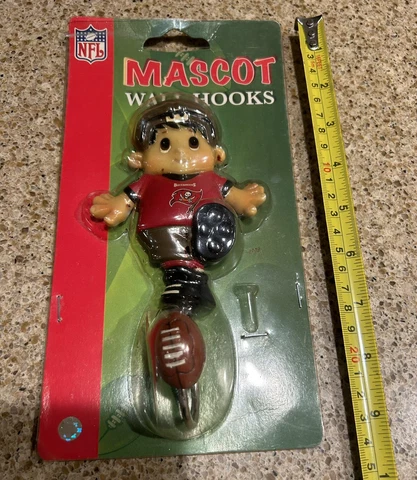 Tampa Bay Buccaneers Mascot Wall Hook Football NFL Mancave Cover