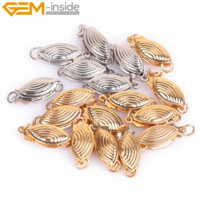 14K Gold Silver Filled Fish Clasps For Jewelry Making Necklace Bracelet Closure - Image 1 of 4