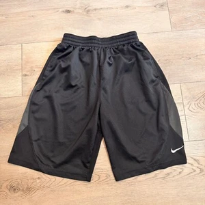 Nike Athletic Shorts Basketball Training Black Activewear Kids Boys Size Xlarge - Picture 1 of 6