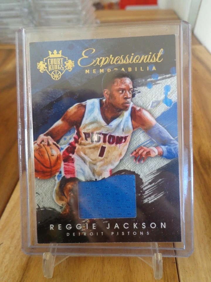 2015-16 PANINI COURT KINGS REGGIE JACKSON JERSEY CARD 158 /299 PISTONS - Image 1 of 1