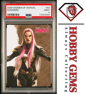SONGBIRD PSA 9 2008 Rittenhouse Archives Women of Marvel #64 - Picture 1 of 2