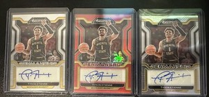 2022-23 Prizm Draft Picks TYSON ETIENNE RC  True Red + 2 Base Autos /199