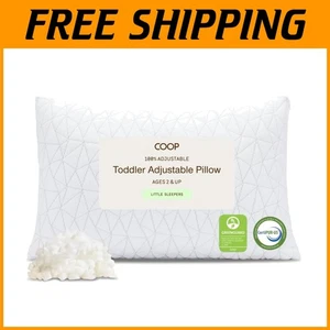 Adjustable Kids Pillow 19"x13" - Soft Memory Foam & Washable - Picture 1 of 11