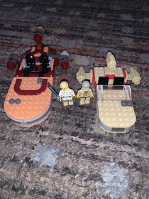 LEGO Star Wars 1999 Lukes LandSpeeder #7110 And #75271