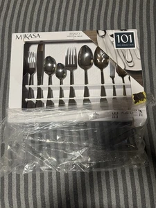 Juego de cubiertos Mikasa Bravo 101 piezas acero inoxidable 18/10 servicio para 12 - Imagen 1 de 7