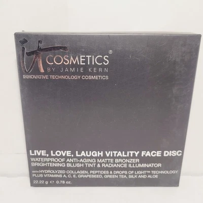 it Cosmetics Live, Love, Laugh Vitality Face Disc Bronzer Blush  - Image 1 of 4