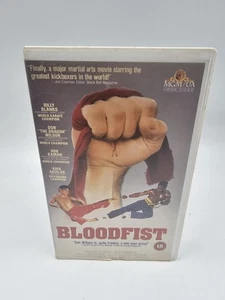 BLOODFIST VHS - Ex Rental Big Box Video MGM Kung Fu Martial Arts Obscure Title - Picture 1 of 4