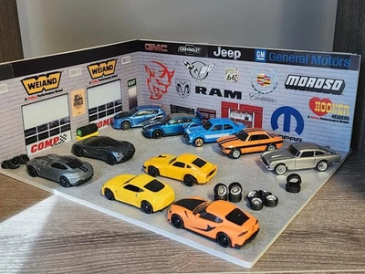 Hot Wheels Fast And Furious Garage Diorama 10 Loose Cars And Accessories *READ* - Image 1 of 4