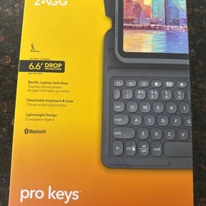 ZAGG Pro Keys Wireless Keyboard Case Apple iPad Air 10.9 4th/5th & 6th Gen 11" - Picture 1 of 5
