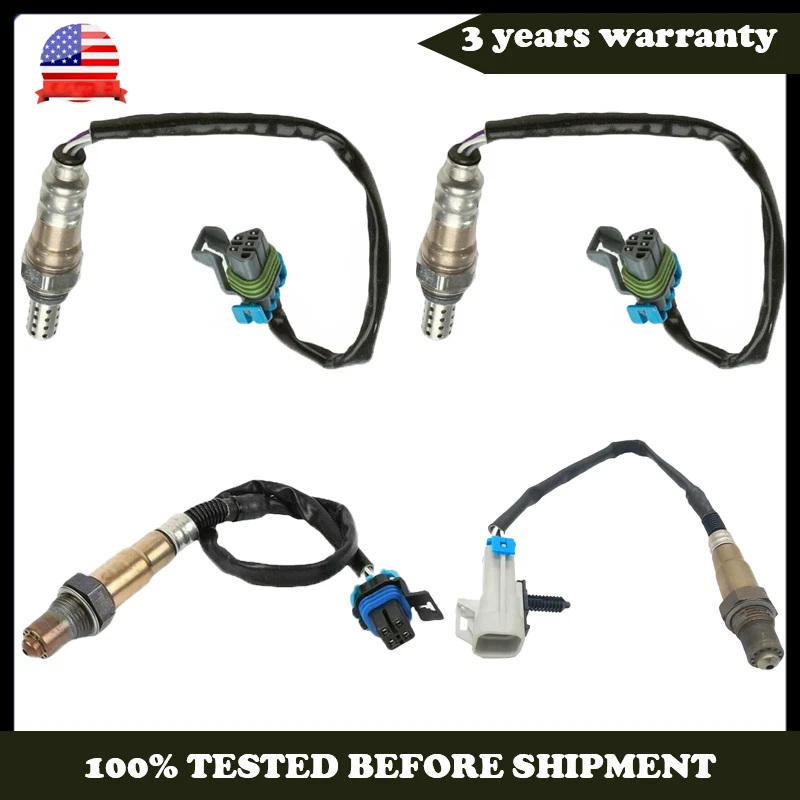 Sensor de oxígeno O2 02 4 piezas para transmisión automática Chevrolet Camaro 2010 2011 2012 3,6 L V6 Foto 1 de 4