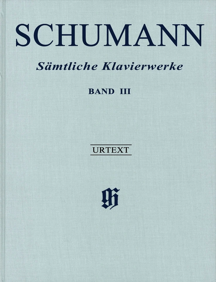 Schumann Complete Piano Works Vol 3 Henle Urtext Sheet Music Hardcover Book - Image 1 of 1