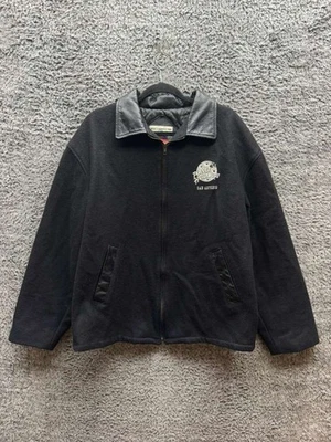 Vintage Planet Hollywood San Antonio Collared Bomber Jacket Black Mens Size XL - Image 1 of 4