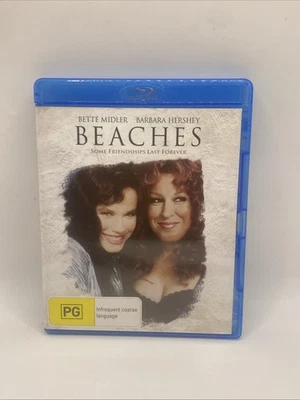 Beaches (Blu-ray, 1988) VGC Fast & Free Local Post REGION FREE Midler Hershey - Image 1 of 3