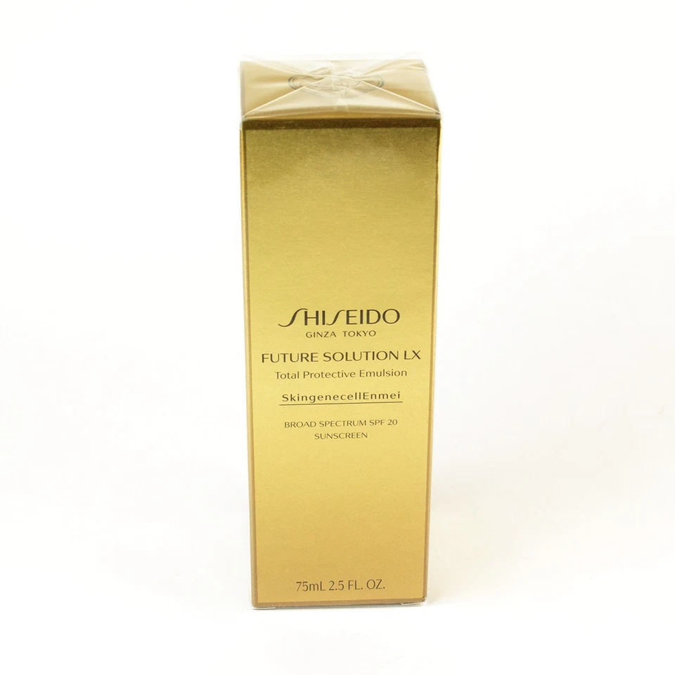 Emulsión protectora total Shiseido Future Solution LX SPF20 - tamaño 75 ml SELLADA Foto 1 de 1
