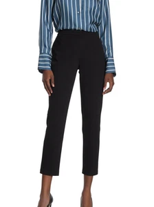 St. John Collection 4 Alexa Fit Knit Wool Blend Ankle Slim Fit Pants Navy NWT - Picture 1 of 7