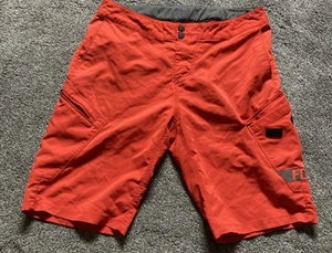 Fox Ranger MTB Shorts Red Size 34. GC - Picture 1 of 9