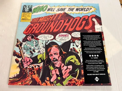 Who Will Save the World Mighty GROUNDHOGS LP New! Sealed! 2021 Fire YELLOW VINYL - Image 1 of 3