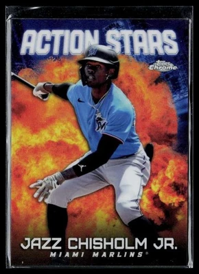 2023 Topps Update - Action Stars #AS-30 Jazz Chisholm Jr. Near Mint - Image 1 of 2