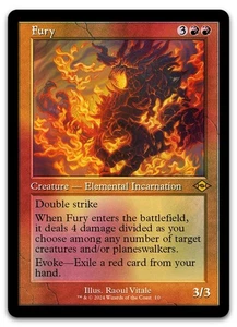 Fury (Retro Frame) #10 (Foil) (NM) Modern Horizons 2 MH2 Magic MTG - Picture 1 of 2