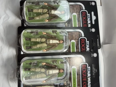 CAPITÁN CASSIAN Star Wars Colección Vintage Rogue One Lote De 3 (Leer) 3.75 Foto 1 de 4