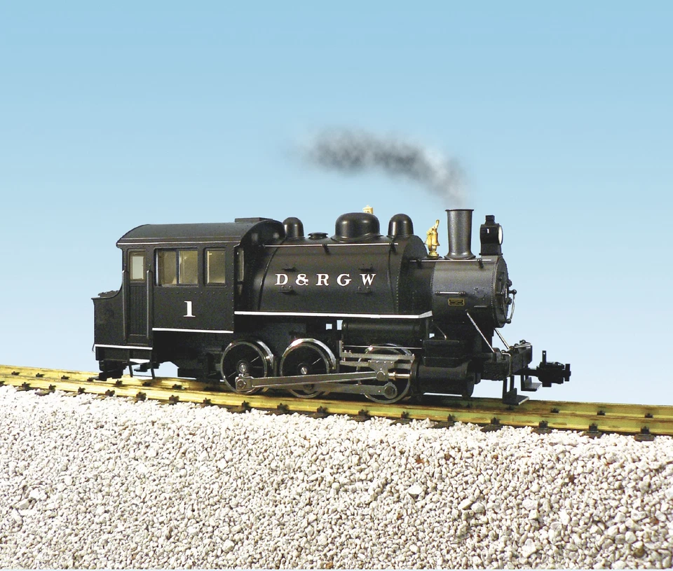 Trenes de Estados Unidos R20051 D&RGW #1 DOCKSIDE 0-6-0T LOCO CON HUMO Y SONIDO Foto 1 de 1