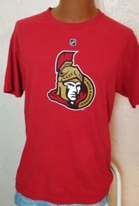 Camisa roja vintage para hombre NHL Ottawa Senators #6 con logotipo de hockey RYAN talla grande - Imagen 1 de 3