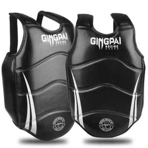 Chest Guard Boxing MMA Kickboxing Body Vest Protector Martial Art WTF Reversible - Picture 1 of 25