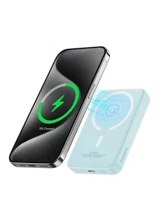 Baseus Magnetic Battery, Wireless Portable Charger 20W USB-C Blue - Picture 1 of 5