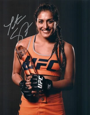 Foto firmada por Tatiana Suárez 8x10 #33 UFC MMA peso paja HBO viene con certificado de autenticidad Foto 1 de 2