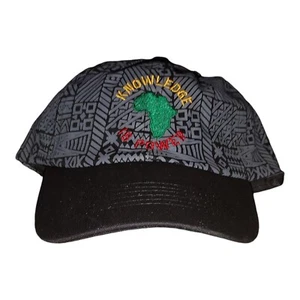 Africa Baseball Cap "Knowledge Is Power" NWT - Picture 1 of 3