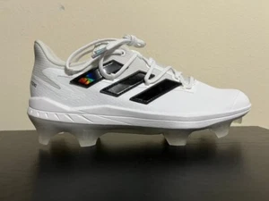 Adidas Adizero Afterburner 8 Pro H00990 White Baseball Cleats Men’s Size 14 NEW - Picture 1 of 6