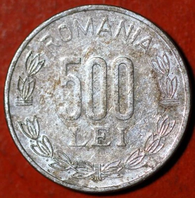 Romania 500 Lei 1999 KM# 145 - Image 1 of 2