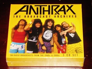 Anthrax: The Broadcast Archives - Classic FM Radio 3 CD Box Set 2020 UK NEW - Picture 1 of 3