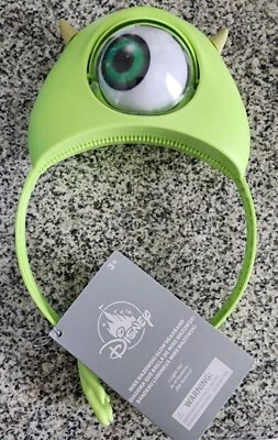 Diadema iluminada Mike Wazowski Pixar Monsters Inc de los parques de Disney nueva con etiquetas  Foto 1 de 2
