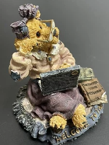 Boyds Bear & Friends Thomas Fuller's Quote Hand Made Figurine Vintage 2000 - Picture 1 of 11