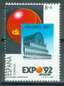 ESPAÑA 1989 - EXPO´92 - EDIFIL 2990dh** - VARIEDAD DENTADO DESPLAZADO - MNH - Imagen 1 de 2