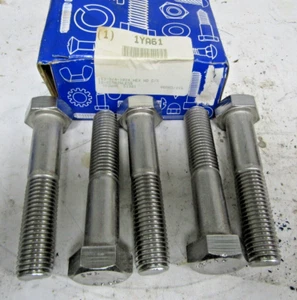 ✌️5) NUEVO PERNO DE CABEZA HEXAGONAL 3/4-10X4 18-8S SS 3/4-10 X 4" 304 ACERO INOXIDABLE 1YA61 - Imagen 1 de 5