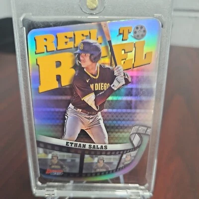 2023 Bowman's Best - Reel to Reel Die-Cuts #RR-24 Ethan Salas (RC) - Image 1 of 2
