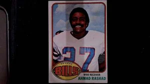 1976 Topps #383 Ahmad Rashad - Picture 1 of 2