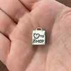 Vintage 925 Sterling Silver "Heart to Shop" Bag Pendant Bracelet Charm