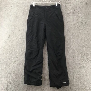 Columbia Snow Pants Womens 14/16 (actual 29x27.5) Black High-Rise Zipper Pocket - Picture 1 of 17